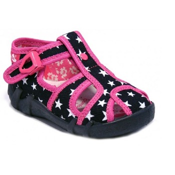 Sandale, Negru-Roz, marca RenBut Sandale, Negru-Roz, marca RenBut