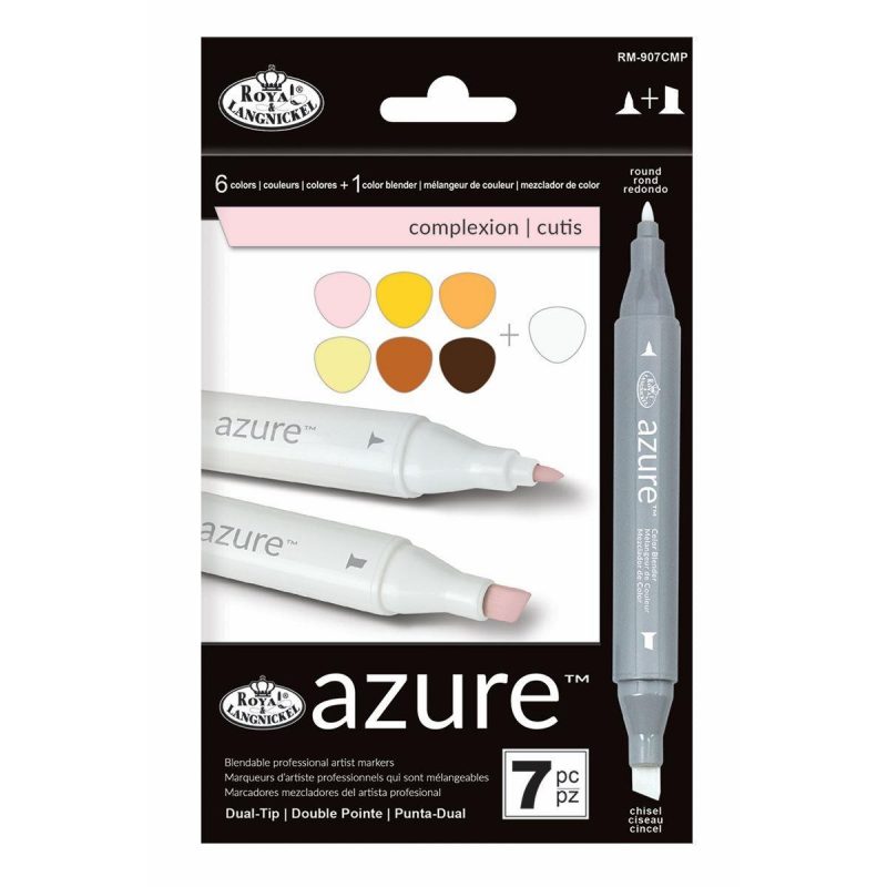 Set markere Royal & Langnickel Azure 7 piese - Complexion Color