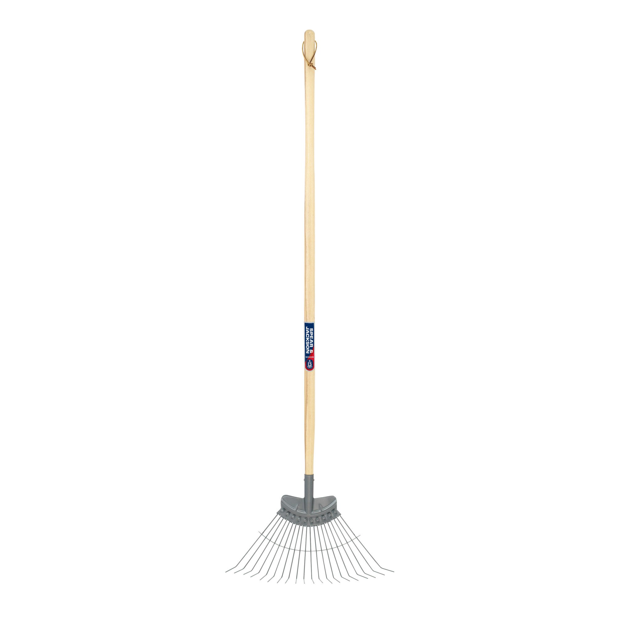 Grebla tip evantai Heavy Duty flexibila cu dinti din otel carbon, coada de lemn, Spear & Jackson Neverbend