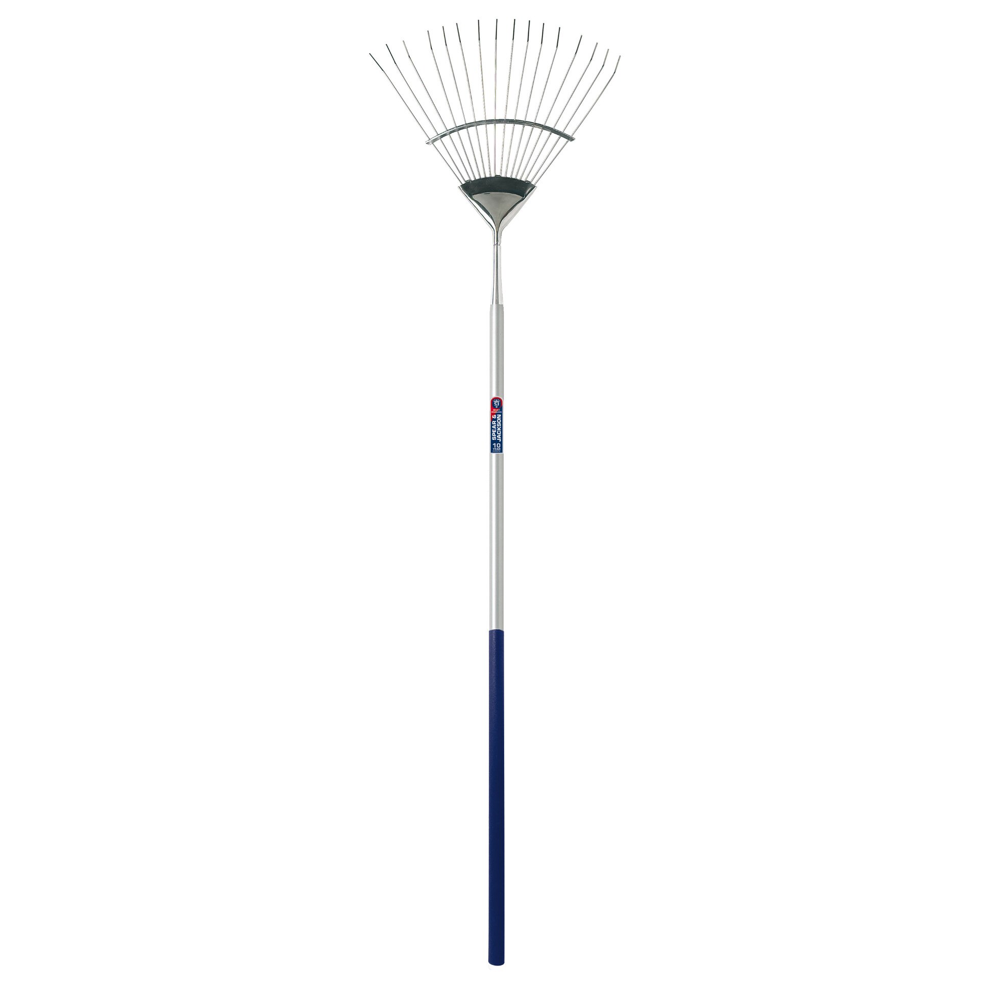 Grebla tip evantai flexibila cu dinti din inox, coada de aluminiu, Spear & Jackson Select Stainless