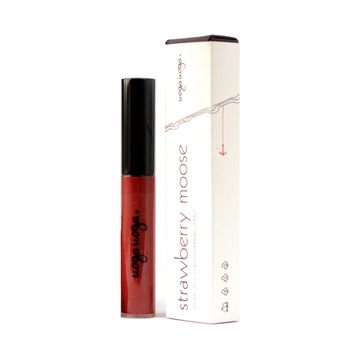 Gloss de buze natural cu extract de capsuni Strawberry Moose, Uoga Uoga, 7 ml Gloss de buze natural cu extract de capsuni Strawberry Moose, Uoga Uoga, 7 ml
