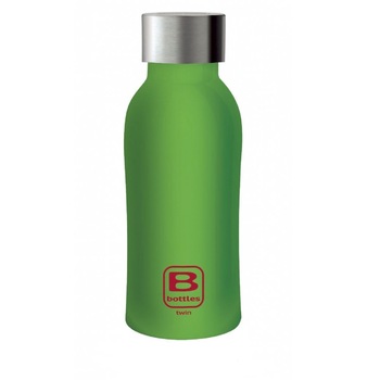 Sticla Termos Casa Bugatti, Twin, 350 ml, cu pereti dubli din otel inoxidabil, metinere temperatura pana la 36h, BPA free, verde lime Sticla Termos Casa Bugatti, Twin, 350 ml, cu pereti dubli din otel inoxidabil, metinere temperatura pana la 36h, BPA free, verde lime