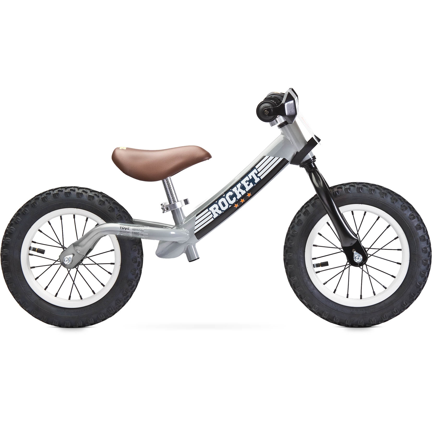 Bicicleta fara pedale Toyz ROCKET Gri