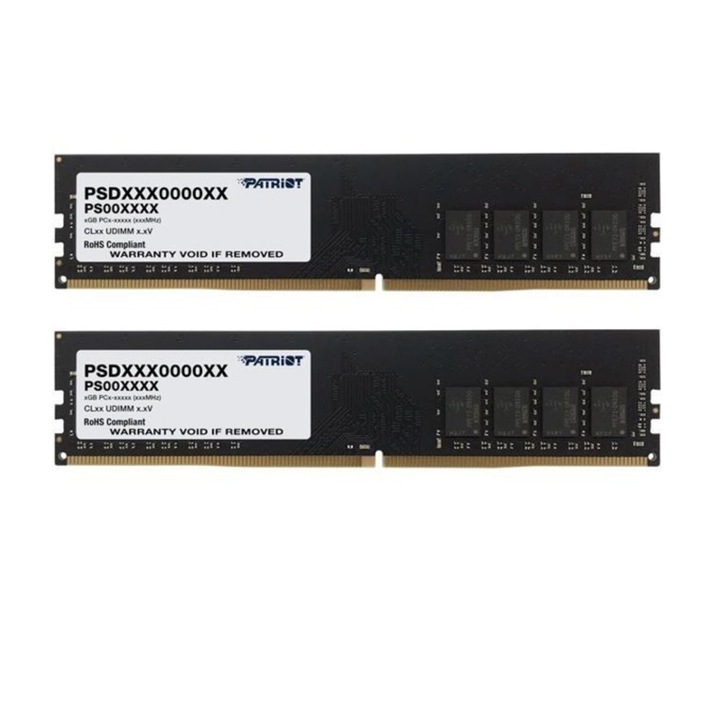 Памет 16GB (2x 8GB) DDR4 3200MHz, Patriot Premium, PSD416G3200K, 1.2 V, оптимизирана за работа с Intel процесори