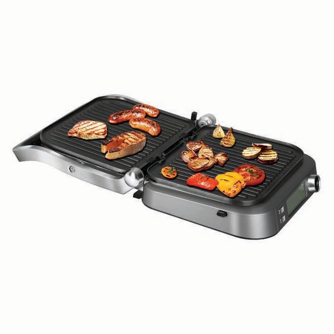 Gratar electric REDMOND RGM-M816P-E, 2100W, 7 programe, Argintiu - eMAG.ro