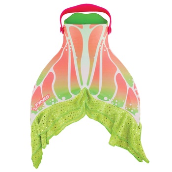 Accesoriu decorativ pentru labe inot copii FINIS, Seahorse, Compatibil cu marimea 31-35, Verde/Roz Accesoriu decorativ pentru labe inot copii FINIS, Seahorse, Compatibil cu marimea 31-35, Verde/Roz