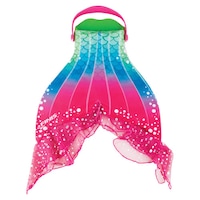 Labe inot pentru copii FINIS, Pacifica Pink, Model coada de sirena, Multicolor, 31-35