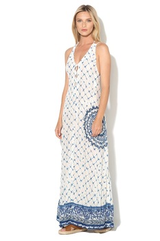 Rochie, Desigual 74M2WB7, Alb/Albastru, M Rochie, Desigual 74M2WB7, Alb/Albastru, M