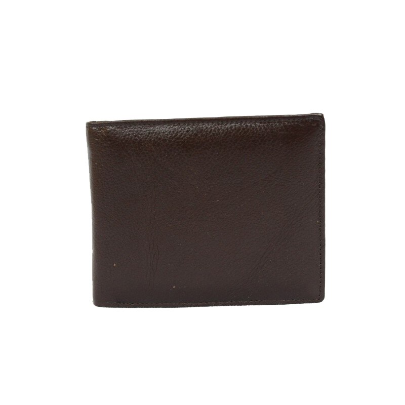 Portofel barbatesc din piele naturala, Hassion, F03 Dark Brown