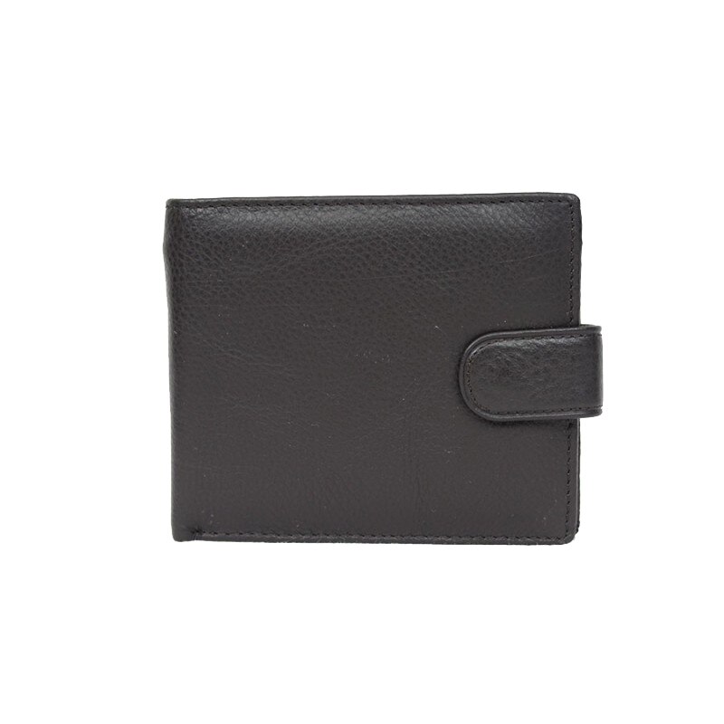Portofel barbatesc din piele naturala, Hassion, F052 Dark Brown