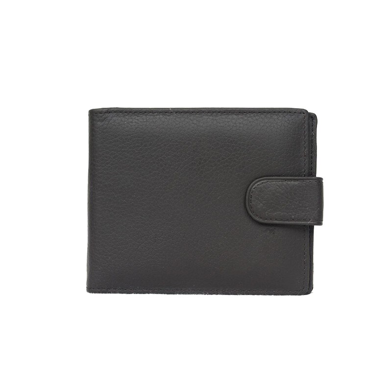 Portofel barbatesc din piele naturala, Hassion, F035 Dark Brown