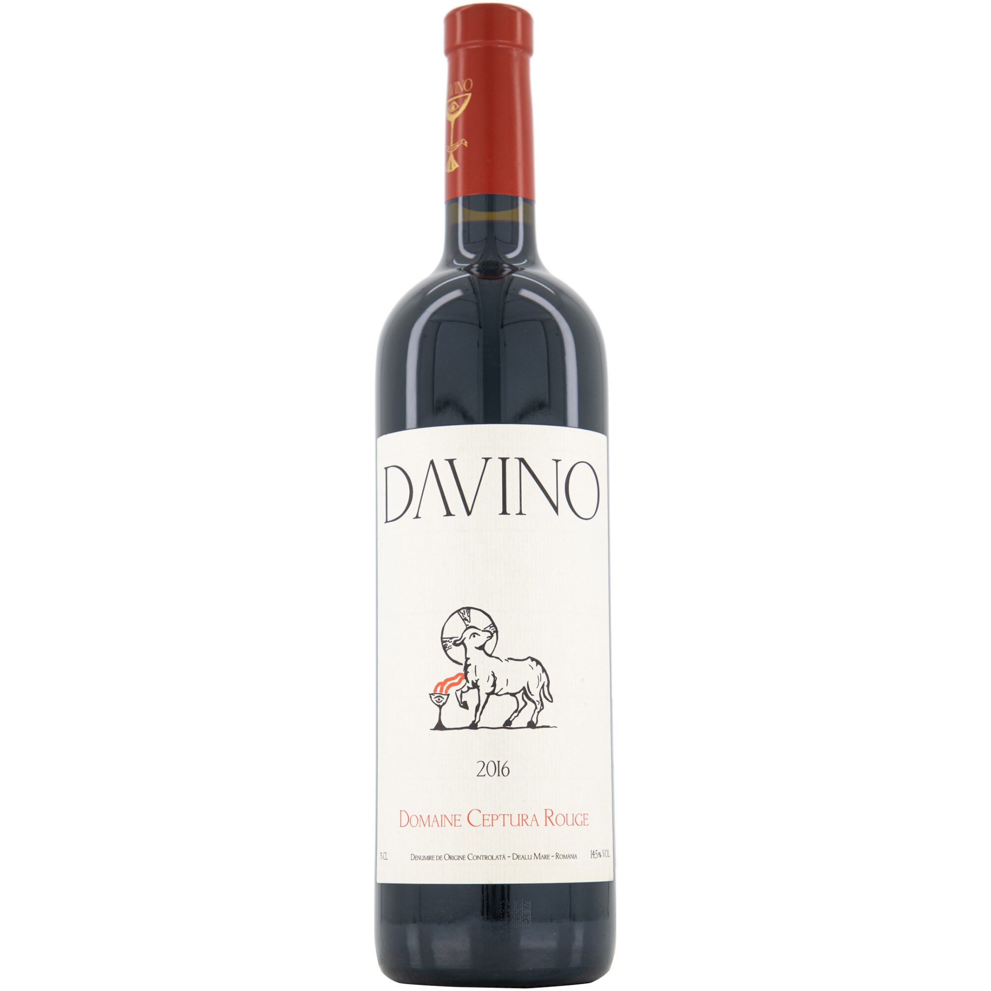 Vin Rosu Davino Domaine Ceptura, Cupaj Sec, 0.75l
