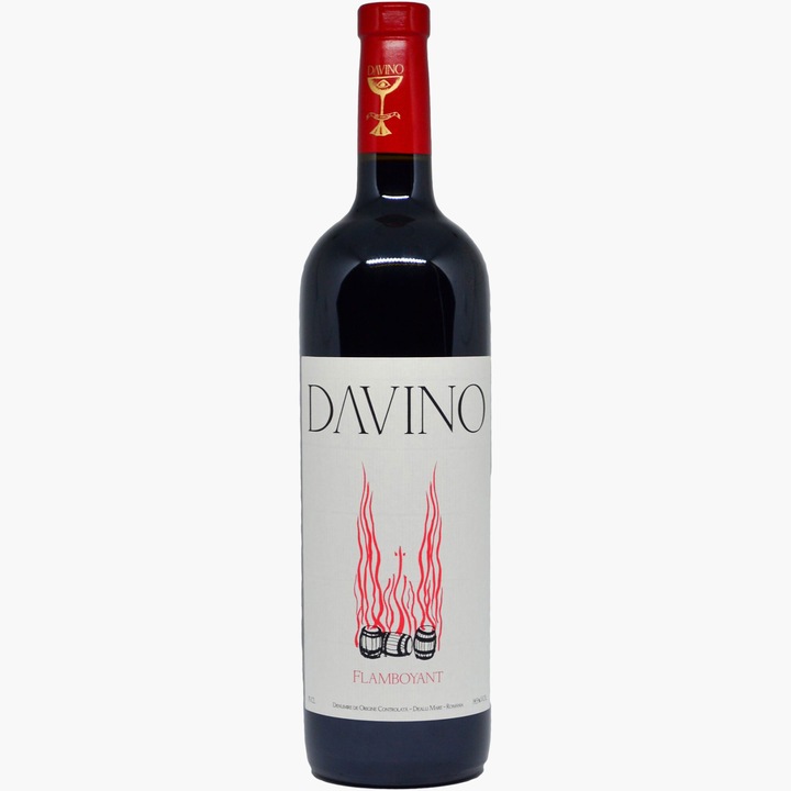 Vin Rosu Davino Flamboyant, Cupaj Sec, 0.75l