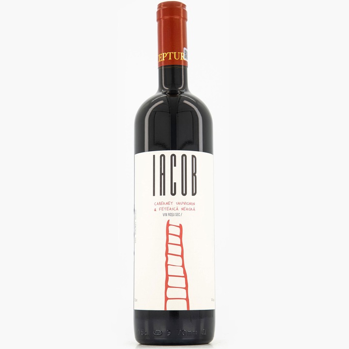 Vin Rosu Davino Iacob, Cabernet Sauvignon & Feteasca Neagra, Sec, 0.75l