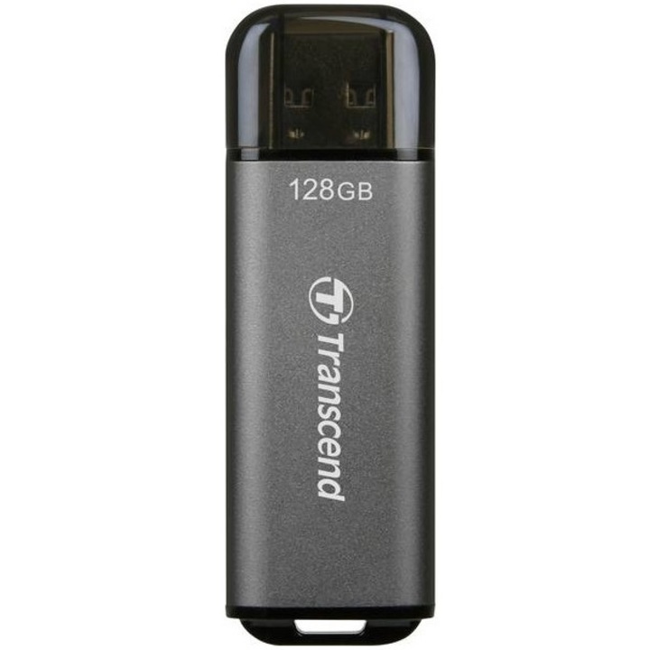 USB памет Transcend JetFlash 920, Сребрист, 128GB, USB 3.2