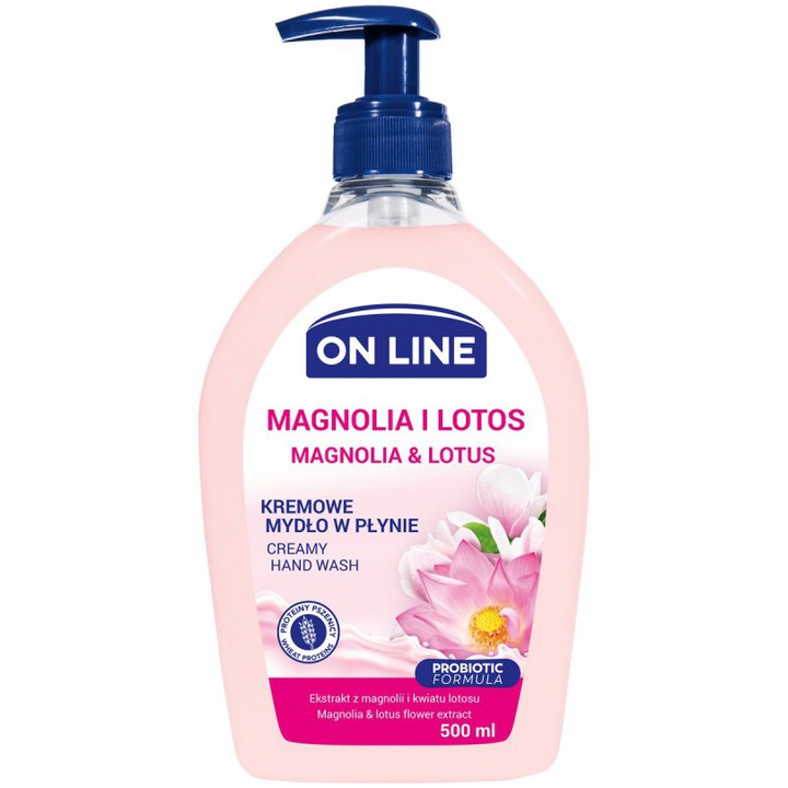 Течен сапун On Line, Магнолия, 500 мл