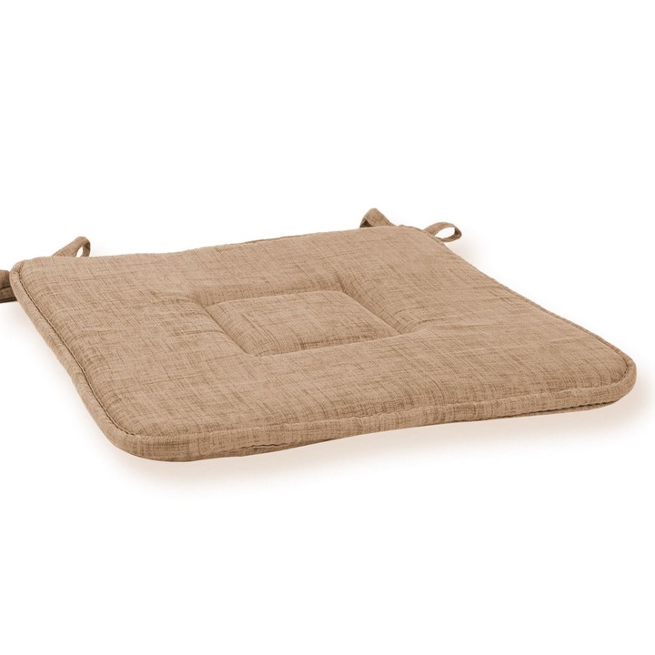 Perna pentru scaun, Cali, patrata bej, 39x39x3 cm