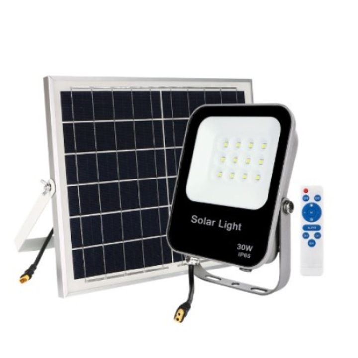 Proiector LED 30W cu Panou Solar si Telecomanda Multiled