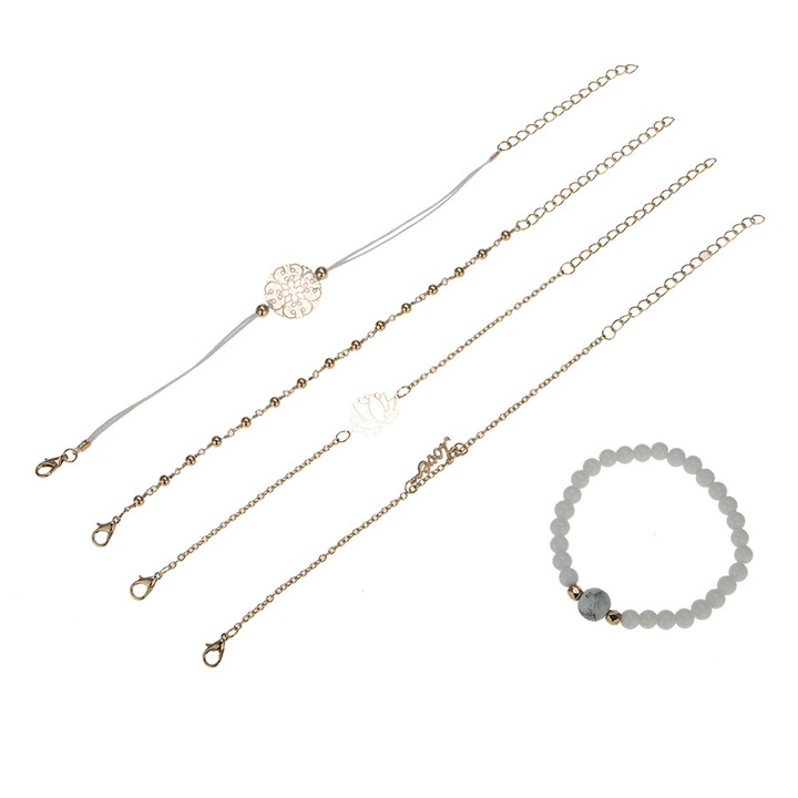 Set bratari BRT 9993636 Alb