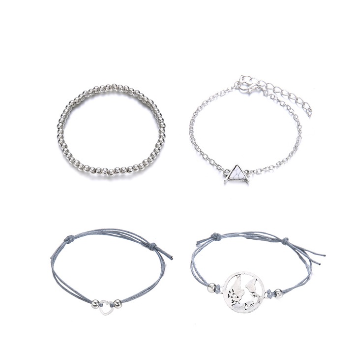 Set bratari BRT 9993648 Argintiu