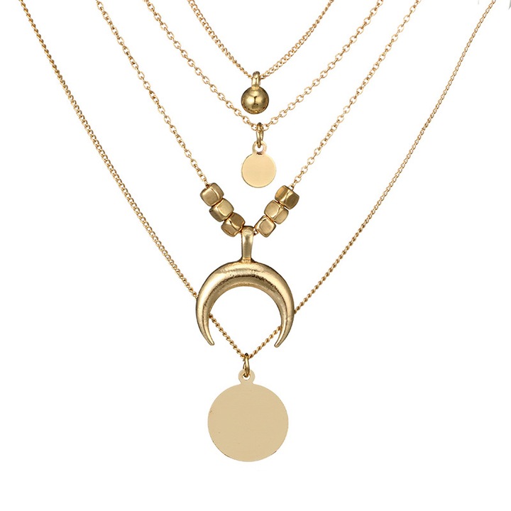 Set colier COL 9993666 Auriu