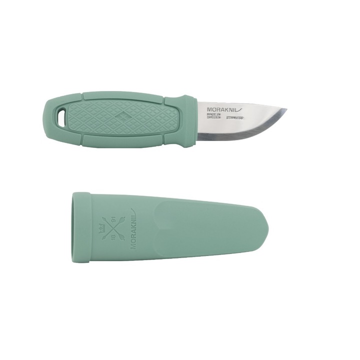 Cutit Morakniv Eldris Light, verde prafuit pentru camping