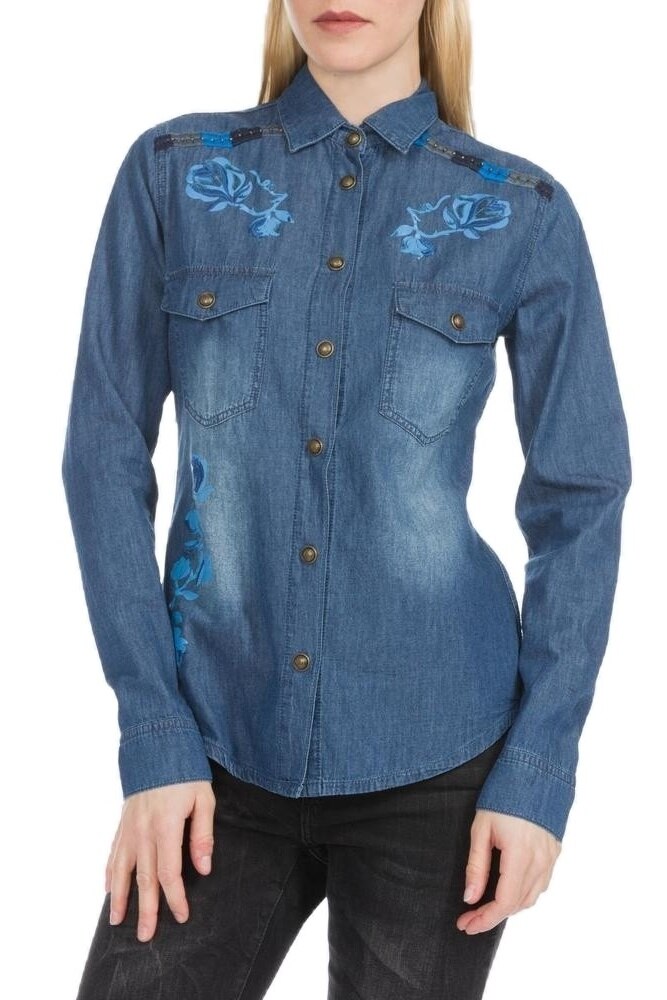 Camasa, Desigual 72C2JJ0, Albastru