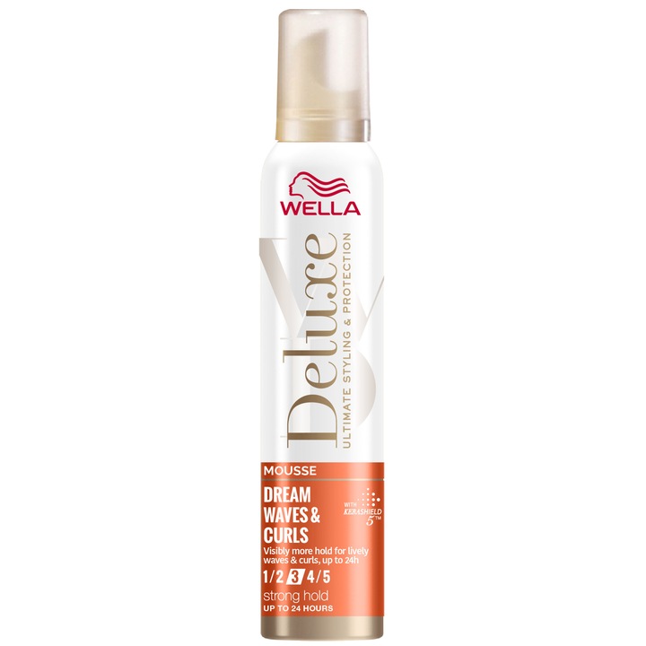 Пяна за коса Wella Deluxe Dream waves & curls, За къдрава коса, 200 мл