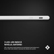 Stylus pen Zoopie®, Pencil pentru iPad Apple 2018-2026, Stilou profesional, Pix tableta capacitiv, Penite creion anti-zgarieturi, Functie palm rejection, Tilt, Fara lag, Fast charge, Magnetic, Aluminiu, USB-C, Alb