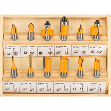 Set freza lemn 12 bucati PM-ZFD-12 8T