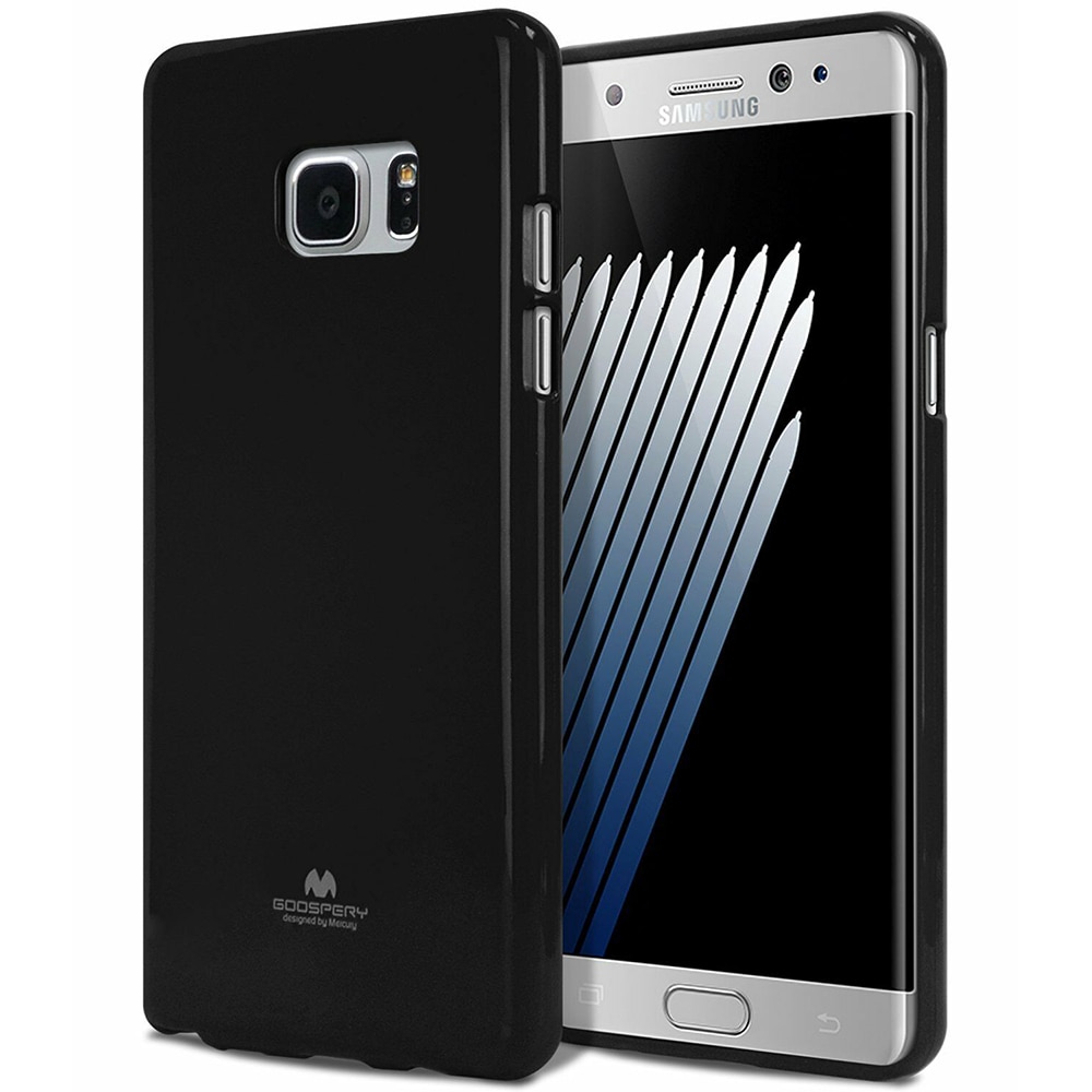 Husa iJelly Metal Mercury Designed Silicone Cover pentru Samsung Note 7