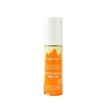 Crema pentru fata hidratanta naturala, vegana pentru pielea normala si sensibila Orange Clouds, Uoga Uoga, 30 ml Crema pentru fata hidratanta naturala, vegana pentru pielea normala si sensibila Orange Clouds, Uoga Uoga, 30 ml