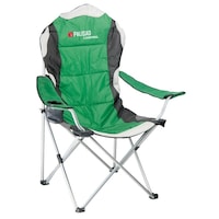 scaun camping pliabil cu suport picioare