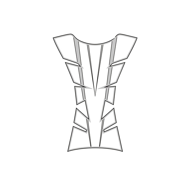 Protectie rezervor, Sheer Arrow Tankpad Oxford, Argintiu