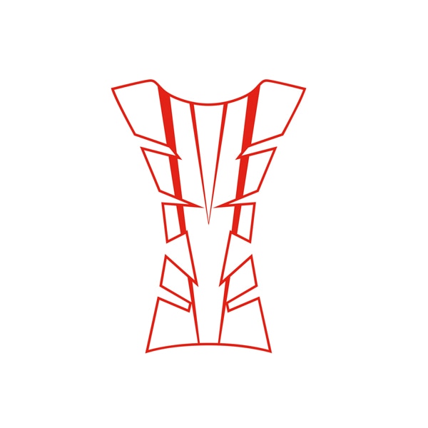 Protectie rezervor, Sheer Arrow Tankpad Oxford, Rosu