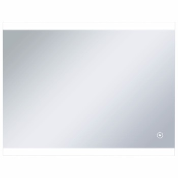 Oglinda de perete cu LED vidaXL, Aluminiu, 80 x 60 cm, Argintiu Oglinda de perete cu LED vidaXL, Aluminiu, 80 x 60 cm, Argintiu