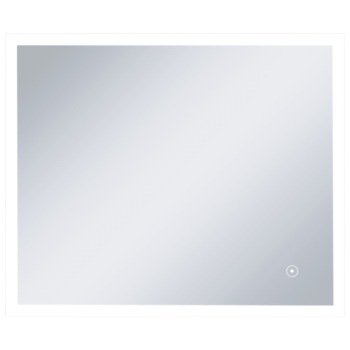 Oglinda de perete cu LED vidaXL, Aluminiu, 60 x 50 cm, Argintiu Oglinda de perete cu LED vidaXL, Aluminiu, 60 x 50 cm, Argintiu