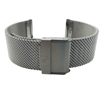 Bratara milaneza argintie cu siguranta 18mm -38185 Bratara milaneza argintie cu siguranta 18mm -38185