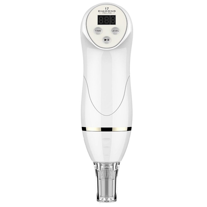 Fekete pont eltávolító eszköz Blackhead Eltávolító LCD, Többfunkciós arc pórustisztító peeling, anti akne, rózsa