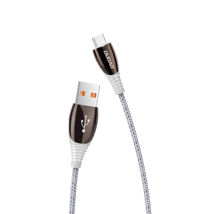 Dudao adat- / töltőkábel, L7Pro USB Type-C, 1,23M 3 A, szürke