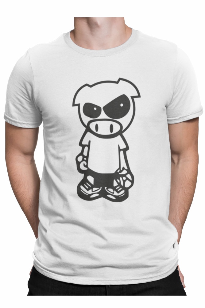 Tricou personalizat, auto, imprimeu amuzant, Alb, Alb