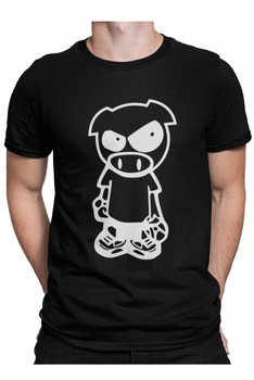 Tricou personalizat, auto, imprimeu amuzant, Negru, Negru Tricou personalizat, auto, imprimeu amuzant, Negru, Negru