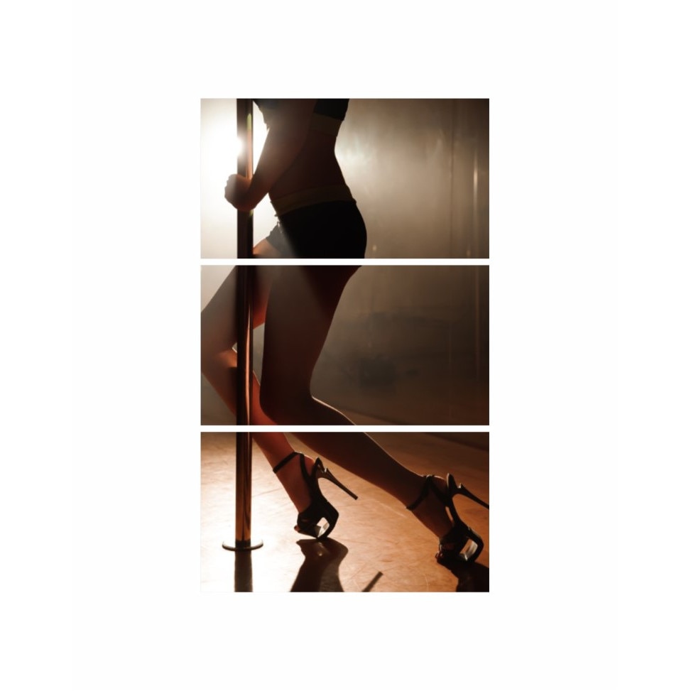 Tablou multicanvas 3 piese 90x150 cm, model Erotic 46