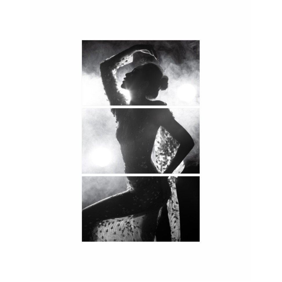 Tablou multicanvas 3 piese 90x150 cm, model Erotic 11