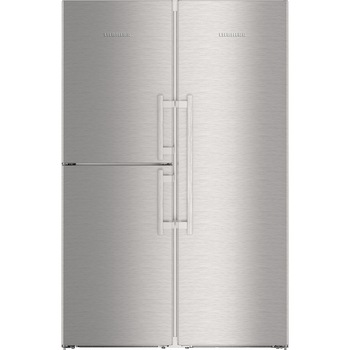 Side by side Liebherr SBSes 8483, 688 L, No Frost, BioFresh, Biocool, Display, Touch control, SuperCool, Functie vacanta, IceMaker, Raft sticle, Clasa D, H 185 cm, Inox Side by side Liebherr SBSes 8483, 688 L, No Frost, BioFresh, Biocool, Display, Touch control, SuperCool, Functie vacanta, IceMaker, Raft sticle, Clasa D, H 185 cm, Inox