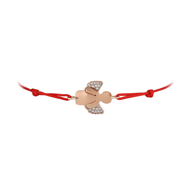 Bratara Carla M* Argint 925 Snur Rosu, CZ OR6579WR