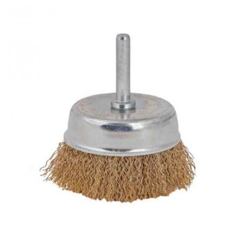 Perie sarma cu tija ptr bormasina 2/ 50mm Perie sarma cu tija ptr bormasina 2/ 50mm