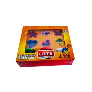 Plastilina Lets numbers 6 accesorii, 3 culori Plastilina Lets numbers 6 accesorii, 3 culori