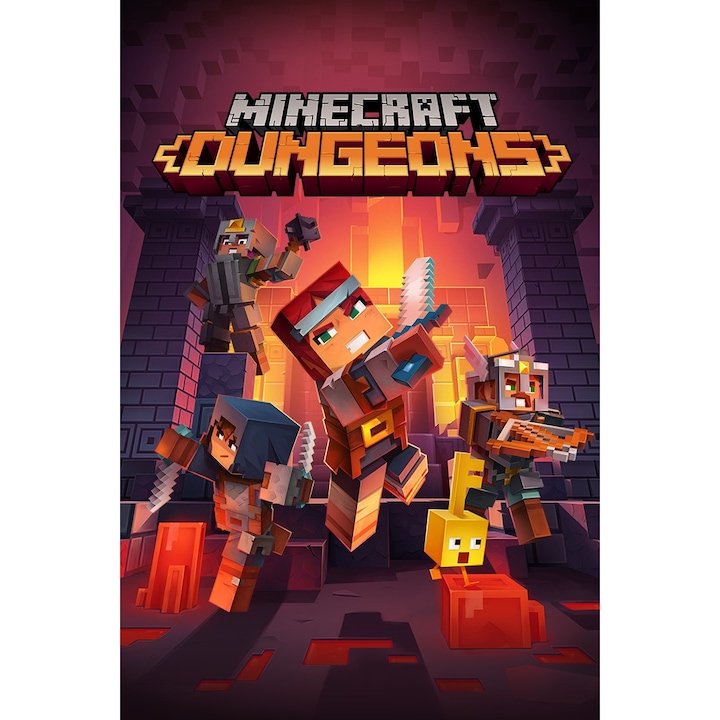 Joc Minecraft Dungeons Microsoft Store Key Global PC (Cod Activare Instant)