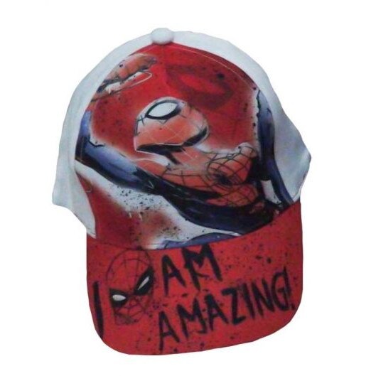 Sapca Spiderman 3915, Albastru/alb, Alb
